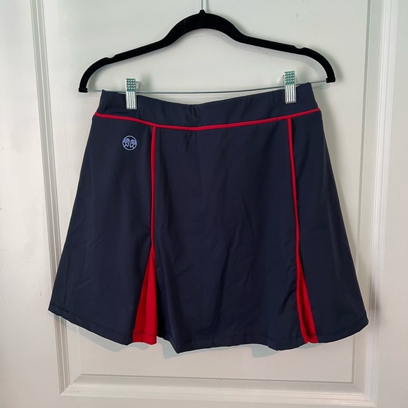 RENWICK SPORT Women's Contrast Trim Pull-On Skort, Navy - Picture 7 of 8